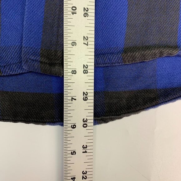 Osh Kosh B'Gosh Men's‎ Plaid Knit Button Up Long Sleeve Shirt Size L - Picture 13 of 13